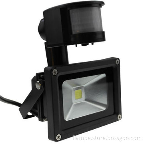 Shenzhen Lamp Best Selling 10W LED Floodlight with Sensor